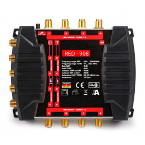 Multipřepínač - aktivní rozbočovač RED-908 pro Skylink
