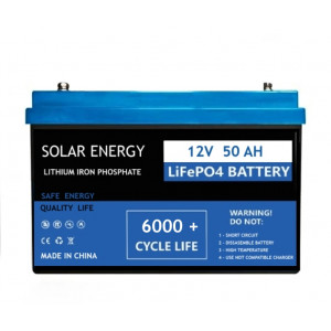 Solární LiFePO4 baterie 12,8 V 50Ah BMS