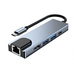 EVERCON USB-C ethernet adaptér