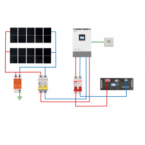 Solární sestava 4,1 kW ostrovní EPEVER