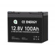 Solární LiFePO4 baterie 12,8 V 100Ah BMS