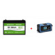 LiFePo4 baterie 12V 100Ah GREEN BOSS LIGHT s nabíječkou 15A