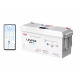 LiFePo4 baterie 12V 200Ah Shark , bluetooth , LCD