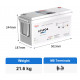 LiFePo4 baterie 12V 200Ah Shark , bluetooth , LCD