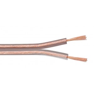 Repro kabel EVERCON RC-210 2x1 mm transparentní