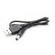 Napájecí kabel USB - DC samec 5,5 / 2,1mm