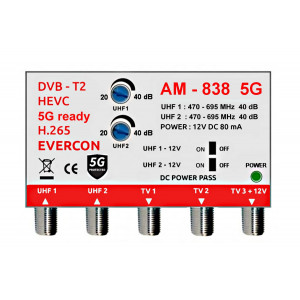 HEVC ant zesilovač Evercon AM-838 5G